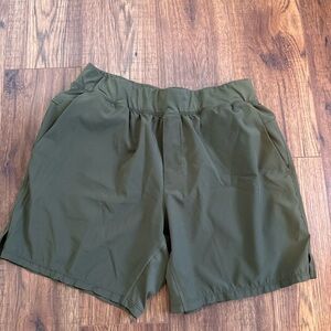 Mens 7” Treign Athletic Shorts - Olive Green